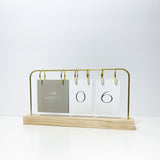 Islamic and Gregorian Desk Calendar | Ramadan Decor