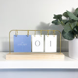 Islamic and Gregorian Desk Calendar | Ramadan Decor