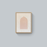 Light Pink Abstract Mosque | Textured Art on Canvas