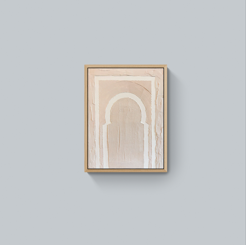 Marrakesh Inspired Mosque Door | Textured Art on Canvas